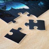 Mint-Night-Schmetterlinge Puzzle (Seite)