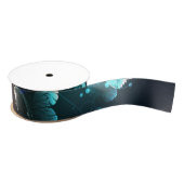 Mint-Night-Schmetterlinge Ripsband (Spule)