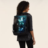 Mint-Night-Schmetterlinge Rucksack (Ausgewaschen)