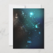 Mint-Night-Schmetterlinge Save The Date (Rückseite)