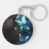 Mint-Night-Schmetterlinge Schlüsselanhänger (Rückseite)