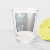 Mint-Night-Schmetterlinge Schnapsglas (Rückseite)