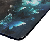 Mint-Night-Schmetterlinge Schneidebrett (Ecke)