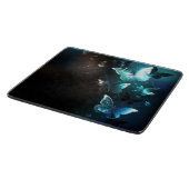 Mint-Night-Schmetterlinge Schneidebrett (Ecke)