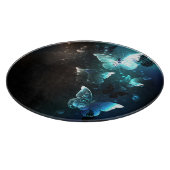Mint-Night-Schmetterlinge Schneidebrett (Ecke)