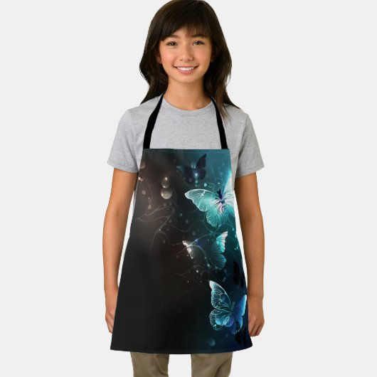 Mint-Night-Schmetterlinge Schürze (Insitu)