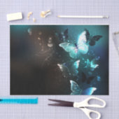 Mint-Night-Schmetterlinge Seidenpapier (Handwerk)