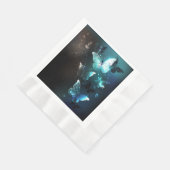 Mint-Night-Schmetterlinge Serviette (Ecke)
