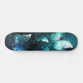 Mint-Night-Schmetterlinge Skateboard (Horizontal)