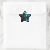 Mint-Night-Schmetterlinge Stern-Aufkleber (Tasche)