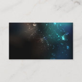 Mint-Night-Schmetterlinge Telefonnummerkarte (Rückseite)