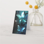 Mint-Night-Schmetterlinge Terminkarte (Vorderseite)