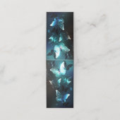 Mint-Night-Schmetterlinge Terminkarte (Außenseite Aufgefaltet)