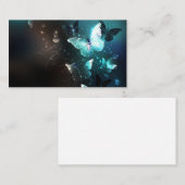 Mint-Night-Schmetterlinge Terminkarte (Vorne/Hinten)