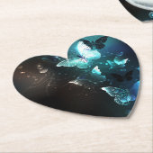 Mint-Night-Schmetterlinge Untersetzer (angewinkelt)