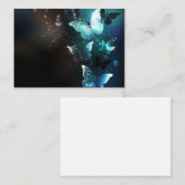 Mint-Night-Schmetterlinge Visitenkarte (Vorne/Hinten)