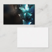 Mint-Night-Schmetterlinge Visitenkarte (Vorne/Hinten)