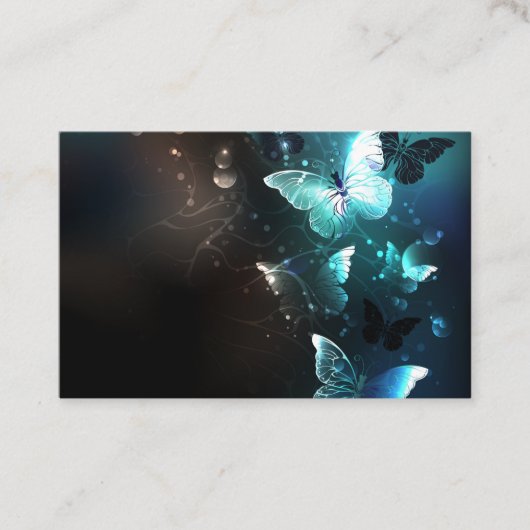 Mint-Night-Schmetterlinge Visitenkarte (Vorderseite)