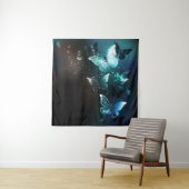 Mint-Night-Schmetterlinge Wandteppich (Beispiel)