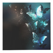 Mint-Night-Schmetterlinge Würfel (Vorderseite)