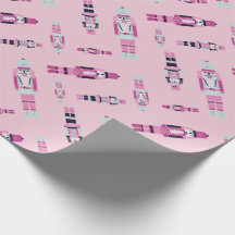 Mint Nutcracker Parade Wrapping Paper Roll