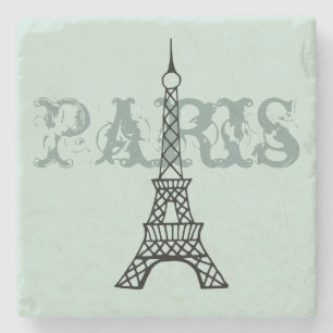 Mint Paris Eiffel Tower Stone Drink Untersetzer Ge