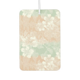 Mint Peach Floral Pastel Lace  Autolufterfrischer