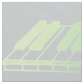 Mint Piano Keys Fabric Stoff (Nahaufnahme)