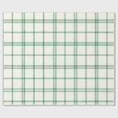 Mint Plaid Geschenkpapier (Flach)