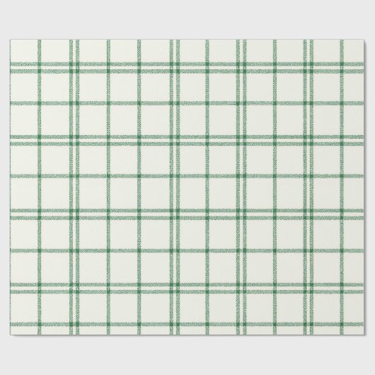Mint Plaid Geschenkpapier (Flach)