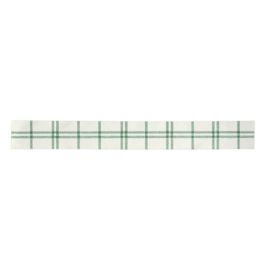 Mint Plaid Satinband (Vorderseite)