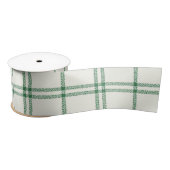 Mint Plaid Satinband (Spule)