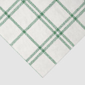 Mint Plaid Seidenpapier (Detail)