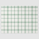 Mint Plaid Seidenpapier (Vorderseite)