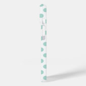 Mint Polka Dot Case-Mate iPhone Hülle (Rückseite / Links)
