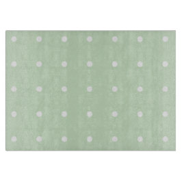 Mint Polka Dot Glasschneider Schneidebrett