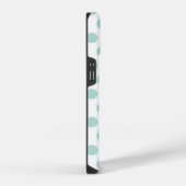 Mint Polka Dot iPhone Hülle (Rechte Seite)