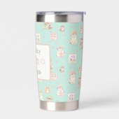 Mint Purfect Mama Cat Boho Spring Hats Thermobecher (Links)