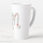 Mint Rosa Blumeninitiale M Milchtasse (Rechte Ecke)