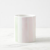 Mint Rosa Weiße Streifen Kaffeetasse (Mittel)