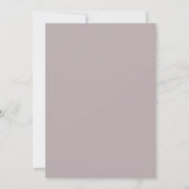 Mint Rose Botanical Romance Wedding Einladung (Rückseite)