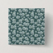 Mint Rosette Succulents Wiederholen Druck auf Pine Button (Vorderseite)