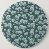 Mint Rosette Succulents Wiederholen Druck auf Pine Button (Vorderseite)