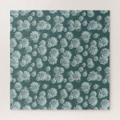 Mint Rosette Succulents Wiederholen Druck auf Pine Puzzle (Horizontal)