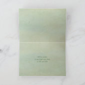Mint Rustic Wedding Congrats Card Lesbian Brides Karte (Innenseite)
