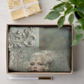 Mint Sage Allure Roaring 20's Matching Collection Seidenpapier (Geschenk)