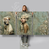 Mint Sage Allure Roaring 20's Matching Set Geschenkpapier Set