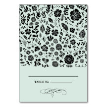 Mint | Schwarzer Blumentisch - Hochzeitstisch - Pl