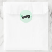 Mint Scroll Stift und Liebe Sticker (Tasche)