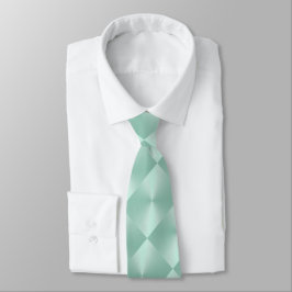 Mint Shimmer blockt Neck Tie Krawatte
